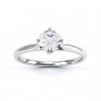 4 Claw Wedfit Compass Set Solitaire Ring Front View 4 Claw Wedfit Compass Set Solitaire Ring Front View