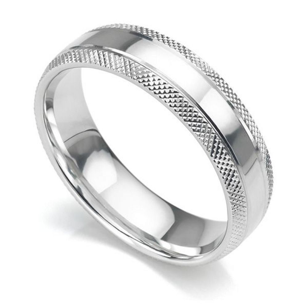 Criss-Cross Patterned Wedding Ring Criss-Cross Patterned Wedding Ring