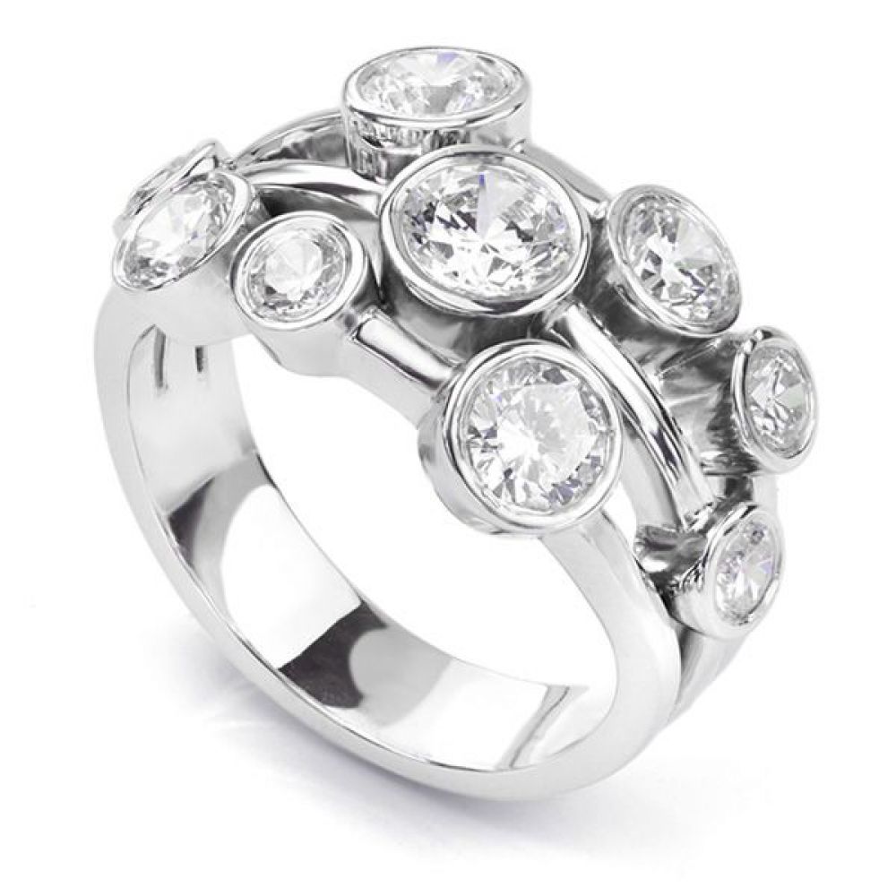 Bowery - 2ct Diamond Bubble Ring