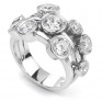 Carnegie 3 Carat Diamond Bubble Ring in Platinum Carnegie 3 Carat Diamond Bubble Ring in Platinum