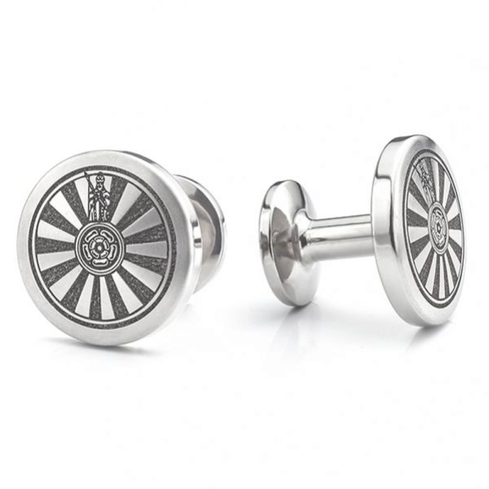 Round Table Titanium Cufflinks