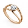 Infinity Double Shoulder Diamond Solitaire Ring In Rose Gold Infinity Double Shoulder Diamond Solitaire Ring In Rose Gold