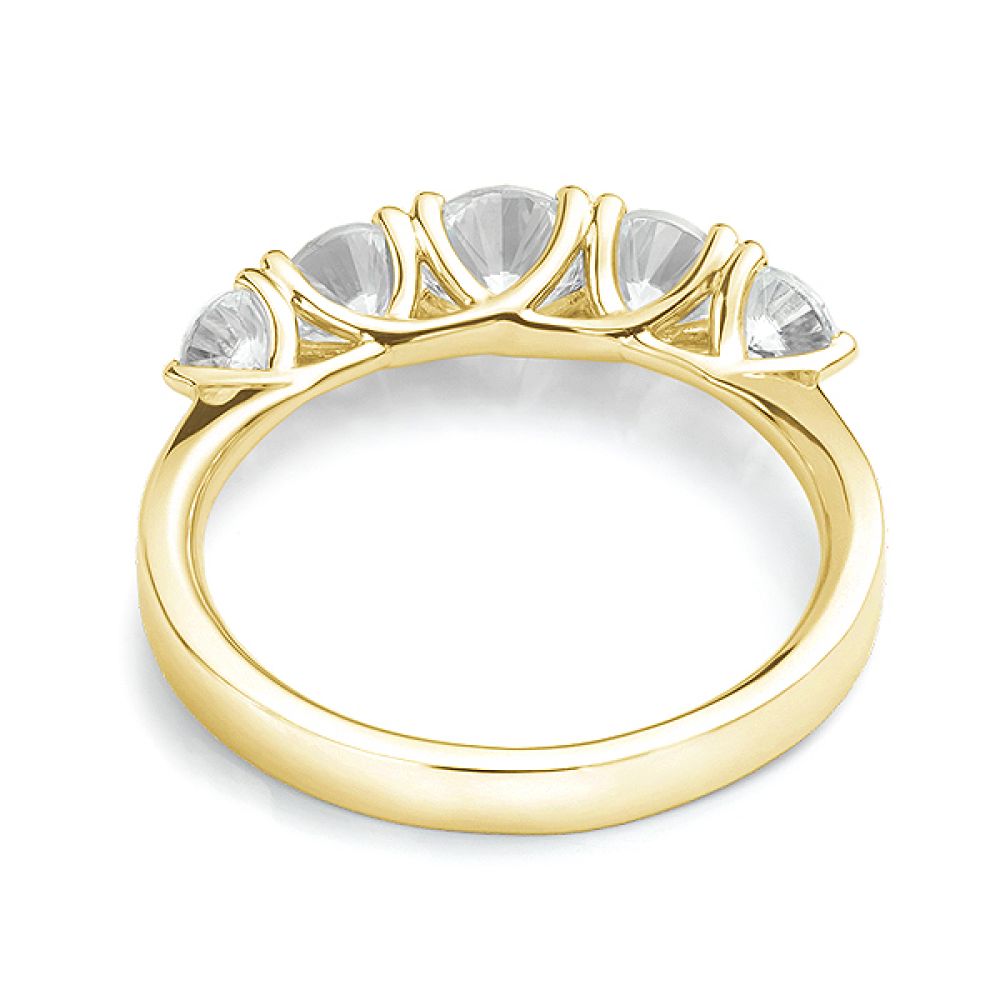 5 Stone Diamond Trellis Ring Rear View Yellow Gold5 Stone Diamond Trellis Ring Rear View Yellow Gold 5 Stone Diamond Trellis Ring Reart View Yellow Gold5 Stone Diamond Trellis Ring Rear View Yellow Gold