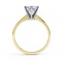 Six Claw Diamond Solitaire Engagement Ring - Side Six Claw Diamond Solitaire Engagement Ring - Side