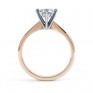 Six Claw Diamond Solitaire Engagement Ring - Side Six Claw Diamond Solitaire Engagement Ring - Side