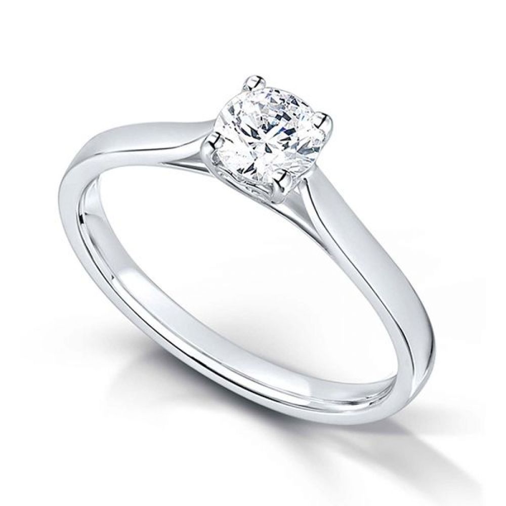 Heart Styled Diamond Solitaire