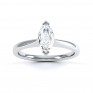 Simple Marquise Solitaire Engagement Ring Top View White Gold Simple Marquise Solitaire Engagement Ring Top View White Gold
