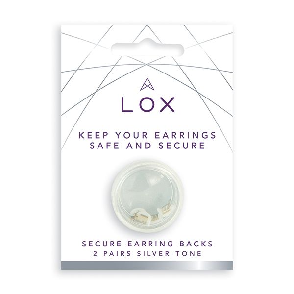 Lox Secure Silver Earring Backs Main Image