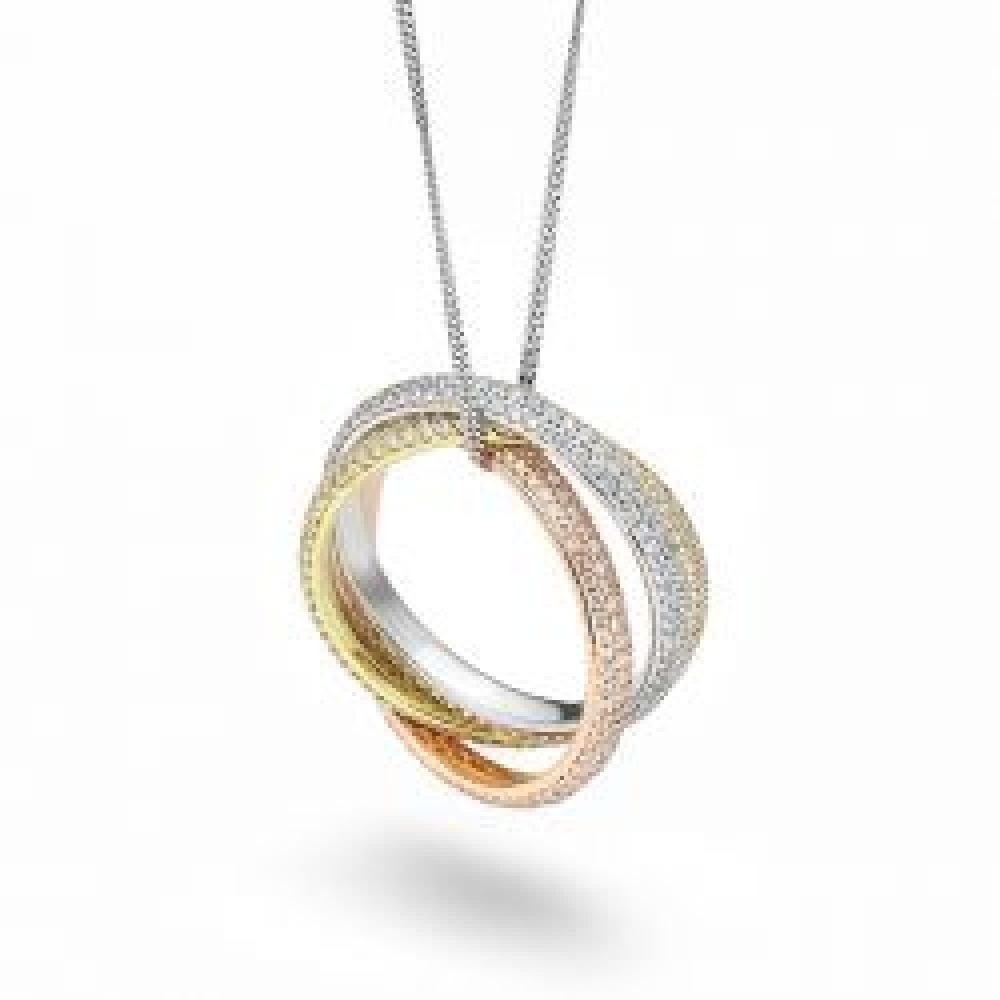 Russian Wedding Ring Pendant