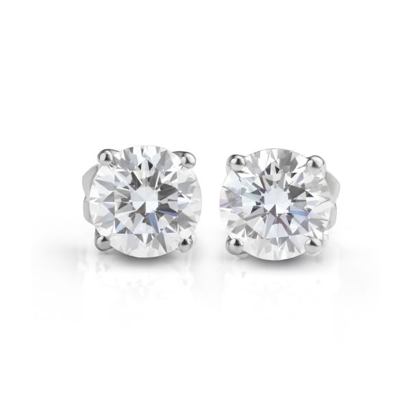 1-Carat Lab GrownDiamond Stud Earrings Main Image