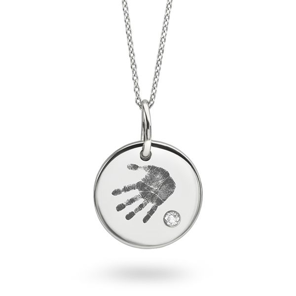 Hand Print Disc Pendant Main Image