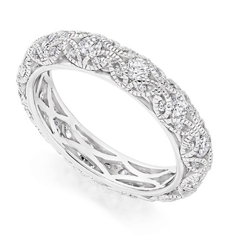 Diamond encrusted ring band discount
