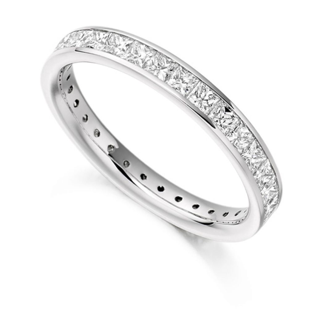 1.60cts Princess Diamond Full Eternity Ring