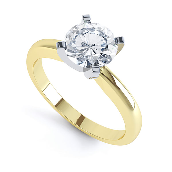 Engagement rings diamond yellow claw