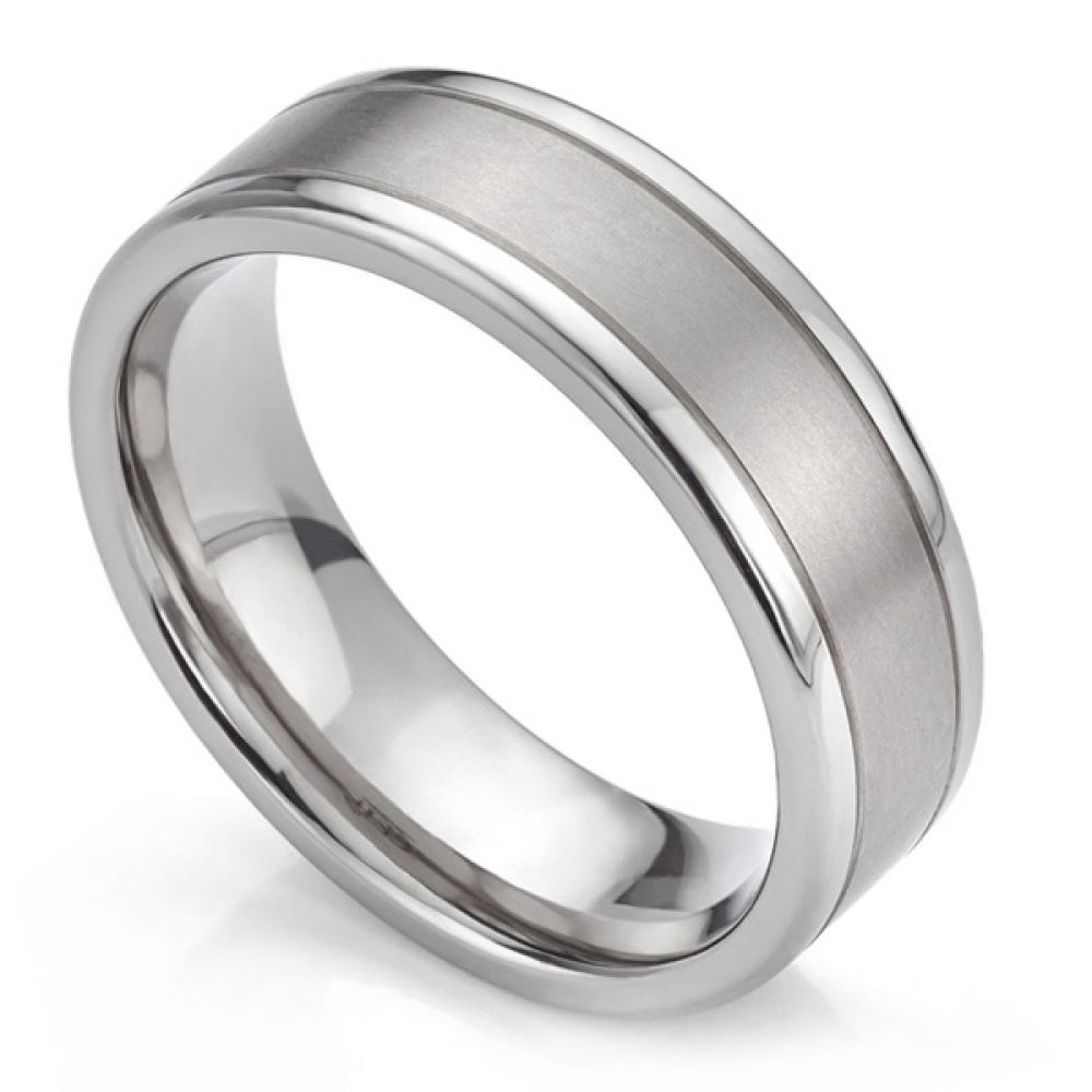 Titanium Ashes Ring Memorial Ring for Ashes