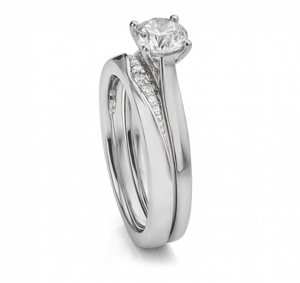 Treasured Diamond Design Treasured Moments Diamond Accented Engagement Ring