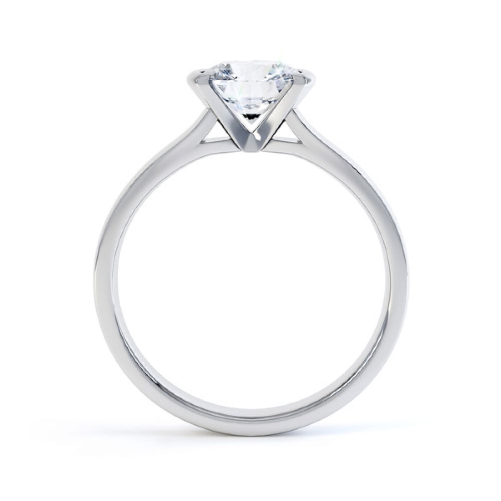 Tension Set Diamond Engagement Ring