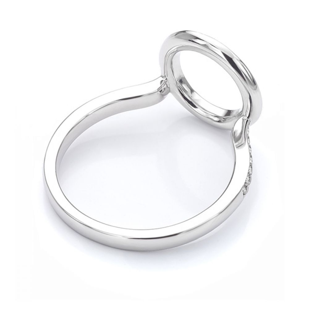 Diamond Halo Enhancer Wedding Ring